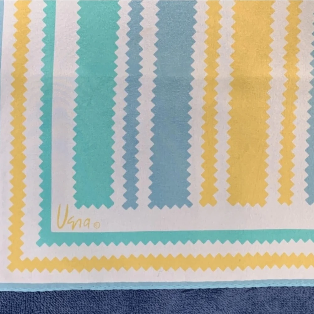 Vera Neumann Zig-Zag Striped Neck Scarf